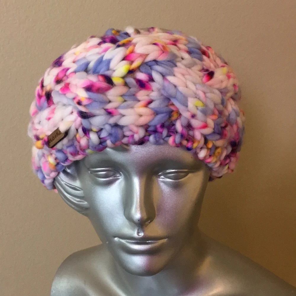Hand Knit Women's Ear Warmer Headband Merino Wool